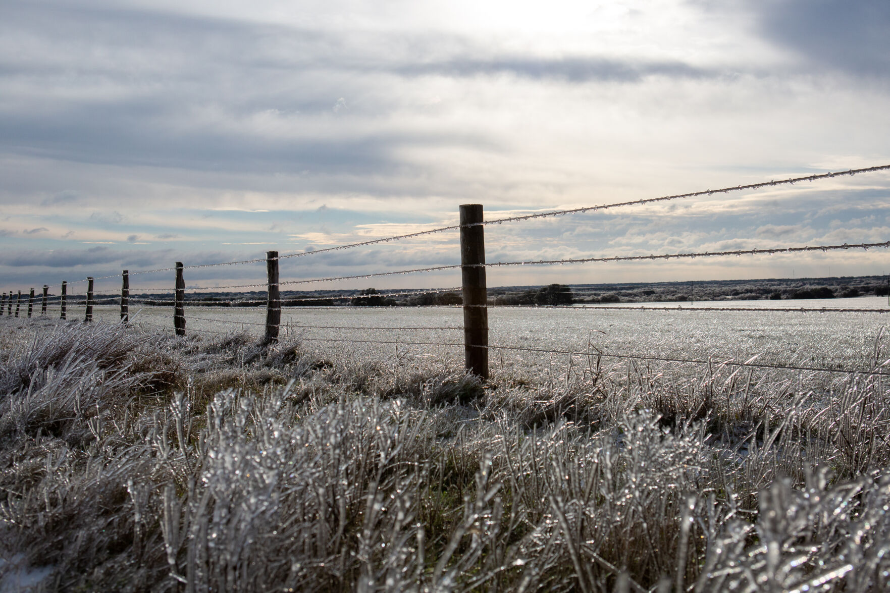 Winter storm in Goliad